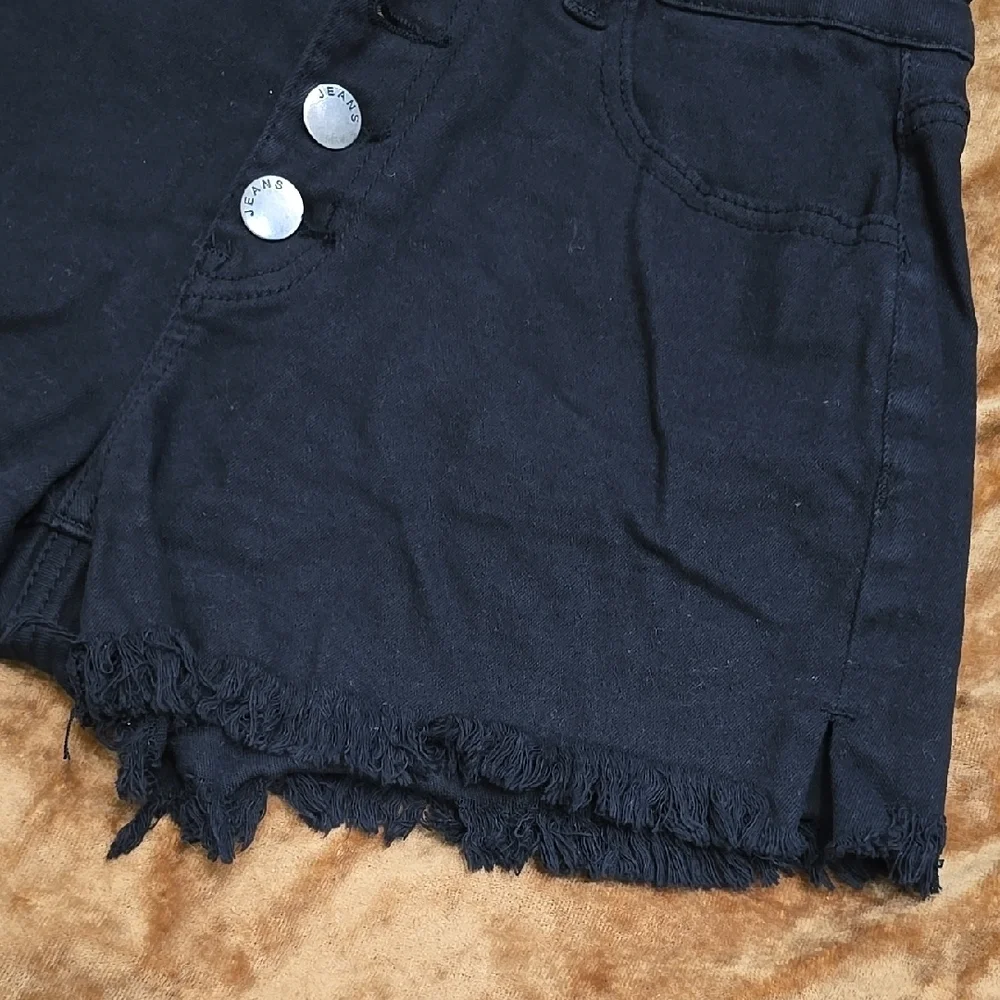 Women's Black High Rise Short Size Small - Picture 3 of 7